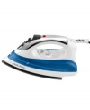 Faster, smoother results. This Black & Decker steam iron lives up to its namesake, making quick and easy work of even the toughest jobs with a full range of fabric settings and powerful steam that you can control. Two-year limited warranty. Model IRO175W.