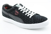 Puma Clyde X Undftd Micro-Dot Mens SZ 10 Black Athletic Sneakers Shoes