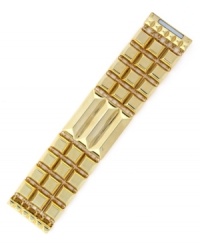 Look like an Egyptian! Golden tone pyramid studs adorn this chic flex bracelet from Vince Camuto. Crafted with gold tone mixed metal. Approximate length: 7-1/2 inches.