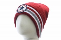 Converse All Star Knit Youth Boy's 8/20 Beanie Hat (Chili Pepper Red)