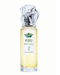 Sparkling and Transparent, eau de Sisley 2 is a white-flower dress dotted with green notes. Its top note is very fresh and green, a combination of subtle spicy notes of Cardamon and Bergamot with their delicate sensuality, and an impertinent touch of Basil. Its heart is floral, fluid and transparent, composed of selected flowers of water lily, and is blended with Jasmine from Egypt, Cyclamen and Rose. Its base is a surprising combination of water and the mystery of chypre. It is a delicate harmony of sunny notes with the sensuality of Patchouli and Vetiver as well as the elegance of Cedar and Sandalwood. Luminous, lively and cheerful, eau de Sisley 2 reinvents a modern green note imparting a delicate, serene and natural sensuality.