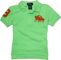 Ralph Lauren Toddler Boys's Dual Match Polo (2/2T, Brilliant Lime)