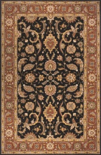 Area Rug 3x5 Rectangle Traditional Salmon Color - Momeni Persian Garden Rug from RugPal