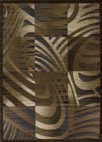 Area Rug 7x9 Rectangle Transitional Brown Color - Momeni Dream Rug from RugPal