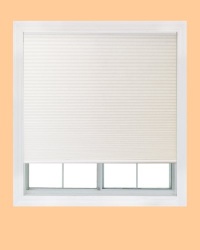 Easy Elegance, 60-inch-by-64-inch, Trim at Home (fits windows 44-inches to 60-inches wide) Cordless Honeycomb Cellular Shade, Light Filtering, White