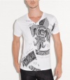 G by GUESS Shattered V-Neck Tee