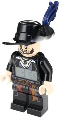 LEGO Kids' 9003639 Pirates of the Caribbean Barbosa Minifigure Clock