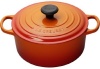 Le Creuset Signature Enameled Cast-Iron 4-1/2-Quart Round French Oven, Flame