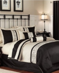 Cyrano 7 Piece Embroidered Queen Comforter Sets