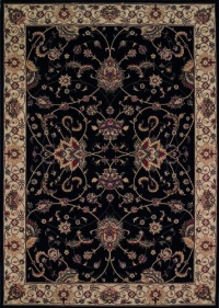 Dalyn Rugs Imperial IP111 Black Rug, 8-Feet by 10-Feet 6-Inch