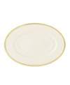 For nearly 150 years, Lenox has been renowned throughout the world as a premier designer and manufacturer of fine china. Eternal is a beautifully classic Presidential pattern designed to bring tradition as well as elegance to your formal entertaining table, in heirloom-quality ivory bone china edged in polished gold.