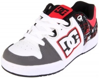 DC Kids Turbo 2 Skate Shoe (Little Kid/Big Kid),White/Athletic Red/Battleship,13 M US Little Kid