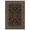 6' x 6' Round Oriental Weavers Sphinx Area Rug ARI-213K8 Black/Ivory Color Machine Made Egypt Ariana Collection