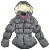 Weatherproof Girls Charcoal Gray Bubble Jacket (5/6)