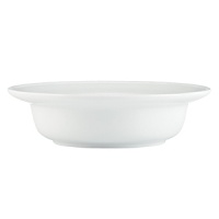 Vivid white porcelain embossed with a subtle crosshatch pattern gives this bowl from Dansk versatile warmth, and just a hint of texture.