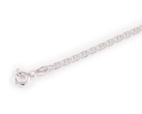 2MM GUCCI 050 Sterling Silver NECK CHAIN SIZES 10 15 18 20 22 24 30 in (.925 STERLING SILVER, 22 Inches)