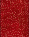 Safavieh Soho Handmade New Zealand Wool Rug, Red, 5' x 8'