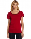 Sag Harbor Women's Knit Gauze Tee