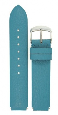 Fits Philip Stein Size 1 18mm Peacock Blue Calf Leather Watchband with Spring Bars By JP Leatherworks