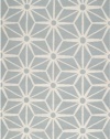 Area Rug 5x8 Rectangle Contemporary Cloud Blue Color - Surya Fallon Rug from RugPal