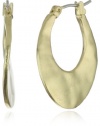 Kenneth Cole New York Gold-Tone Oval Hoop Earrings