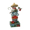 Jim Shore Heartwood Creek from Enesco Apple Picking Cat Figurine 7.125 IN