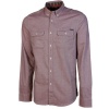 Quiksilver Dorm Duty Long Sleeve Button-Down Shirt - Cabernet