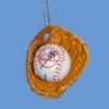 New York Yankees Baseball in Glove Ornament