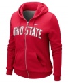 Spread the spirit and cheer on your favorite team with this NCAA Ohio State Buckeyes hoodie from Nike.