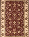 Area Rug 3x5 Rectangle Traditional Burgundy Color - Momeni Persian Garden Rug from RugPal