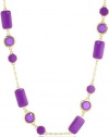 Kate Spade New York Pop Palette Purple Scatter Necklace