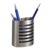 InterDesign Forma Magnetic Pencil Cup, Brushed Stainless Steel