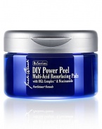 Winner of the 2012 Grooming Award by Men's Health Magazine. A high-potency formula that offers results similar to a professional strength peel with less irritation and down time. In one easy step, it instantly but gently exfoliates the skin, diminishes fine lines and wrinkles, increases firmness and lightens dark spots. 40 pads per jar.