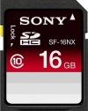 Sony SF16NX/TQM 16GB SDHC Class 10 Memory Card