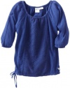 Roxy Kids Girls 7-16 Season Showers Top, Electric Blue, Medium