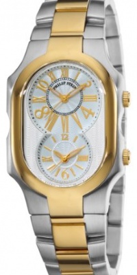 Philip Stein Women's 2TGMWGSSTG Signature Yellow Goldtone Silver Dial Watch