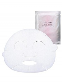 A luxurious 10-minute facial mask that brings concentrated brightening and hydrating benefits to skin. Infused with an intensive treatment essence that rapidly penetrates skin and helps fight dark spots, freckles, and uneven tone caused by aging and UV rays. Specially developed with Shiseido-original ingredients to improve moisture balance and leave skin smooth and supple with a dewy fresh vibrance. Use after cleanser and softening lotion.