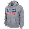 Boston Red Sox Grey Arch Classic Full-Zip Hooded Sweatshirt