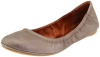 Lucky Women's Emmie Ballet Flat,Metallic Powder,9 M US