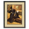 Visit to a Museum by Edgar Degas, Framed Print Art - 29.43 x 24.18