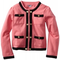 Hartstrings Girls 7-16 Big Girls Knit Ponte Jacket, Bubblegum, 7-8