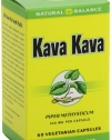 Natural Balance Kava Kava Root Veg Capsules, 450 Mg, 60 Count