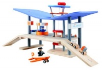 Plantoys Wooden Airport Playset