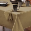 Benson Mills Romance Herringbone Fabric Tablecloth, Linen, 60-Inch-by-120-Inch