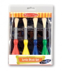 Melissa & Doug Jumbo Paint Brushes (set of 4)