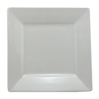 BIA Cordon Bleu Nouveau Square Rim Plates, Set of 2, White