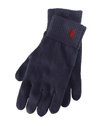 An essential pair of gloves is rendered in warm and breathable cotton.