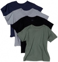 Fruit Of The Loom Boys 4 Pack Cotton Crew Neck Tee