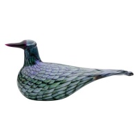 iittala Birds of Toikka Mouthblown Glass Rusee Grebe