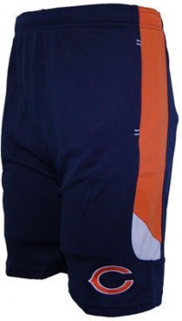 NFL Chicago Bears 8-20 Boys Kick Off Mesh Short (Deep Obsidan, Large)